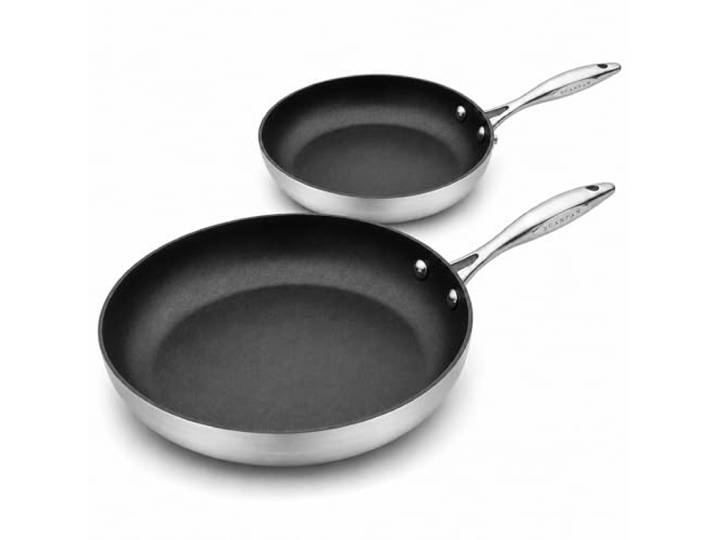 SCANPAN CTX Pfannen-Set 2-tlg., 20 + 28 cm, Induktion, 5-Schicht, Ofenfest