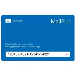 Synology MailPlus-Lizenzpaket 5 E-Mail Accounts, NAS Zubehör