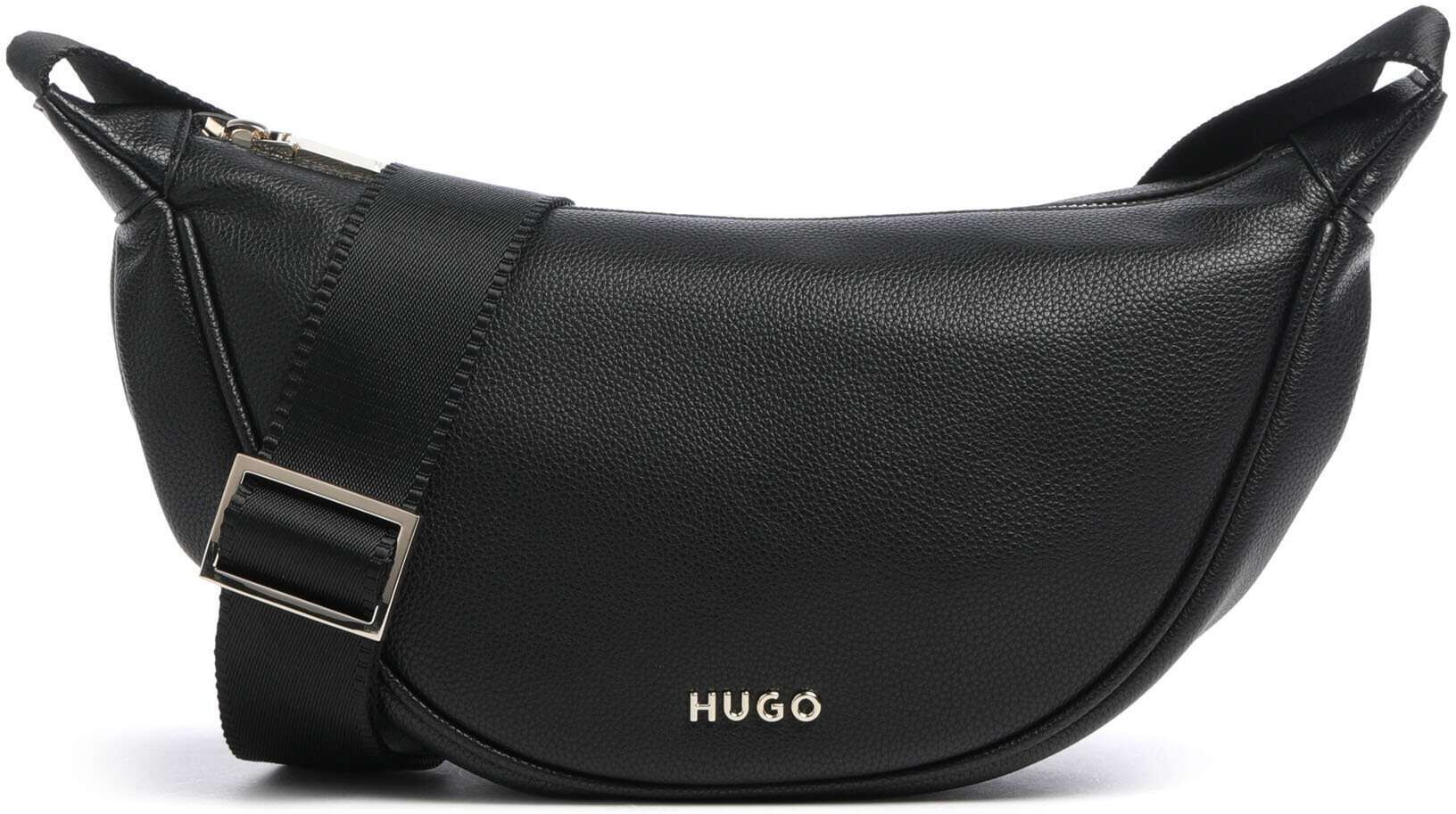 Hugo Orin 2.0 Umhängetasche aus Leder, schwarz
