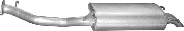 Polmo Endschalldämpfer 0901 Mitte Für Honda Rover