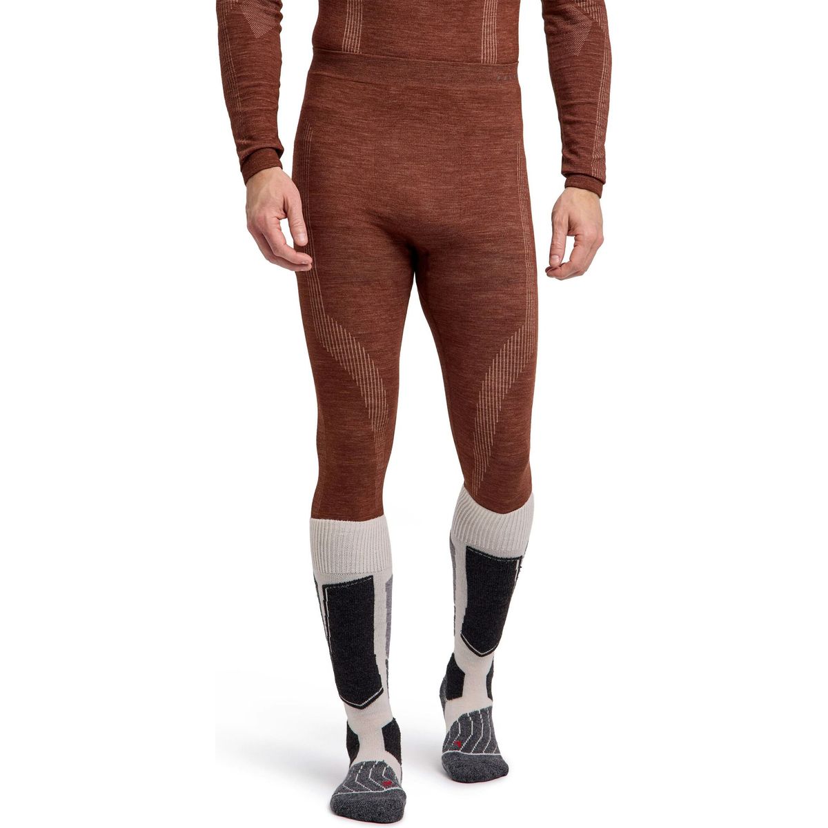 Falke Herren Tights Wool-tech chestnut (5534) S 33483-5534-S