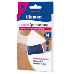 Lifemed Elastische Sportbandage blau "Handstütze" XL / 12 Stück