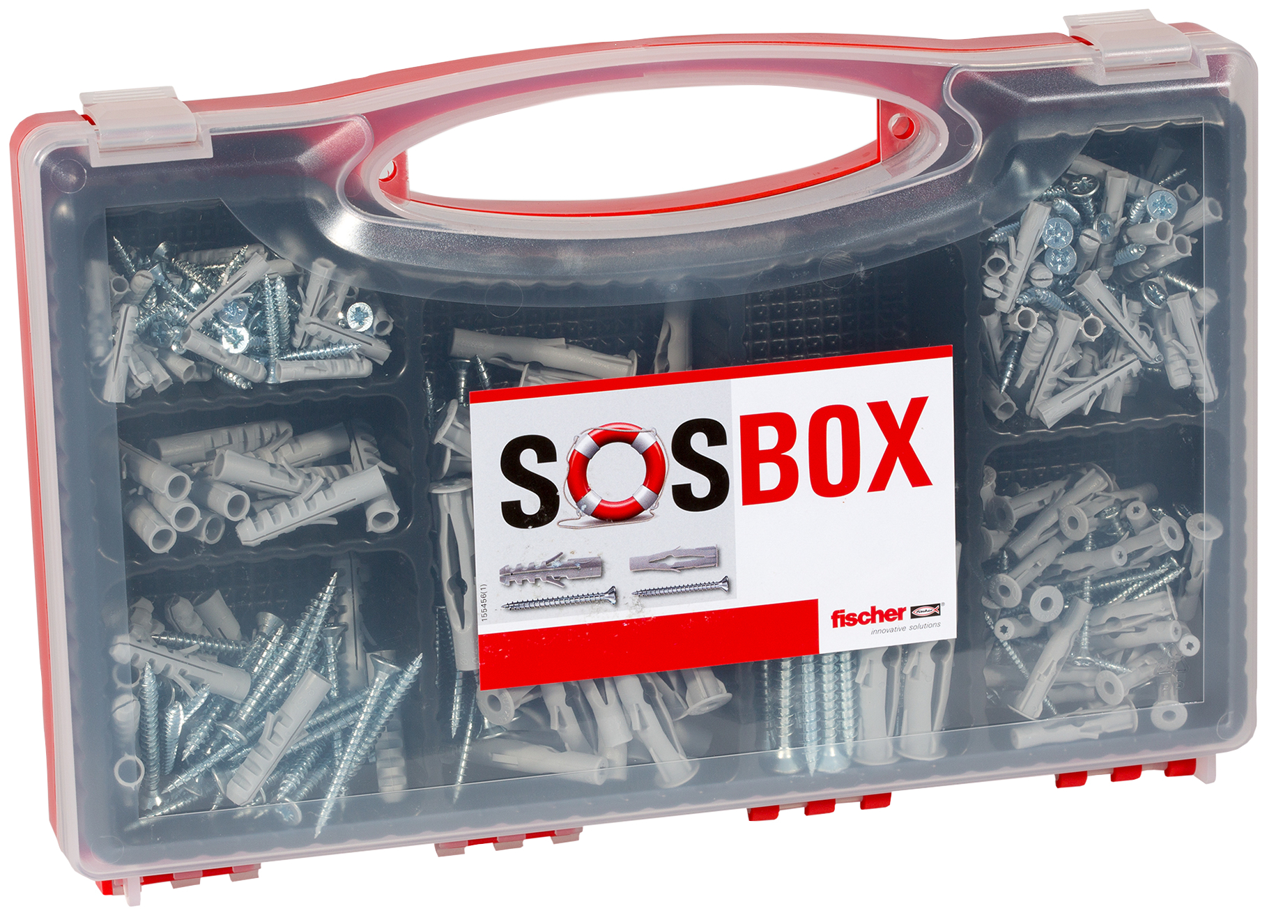 fischer Deutschland Vertriebs GmbH fischer SOS-Box Dübel S + FU + Schraube (360-tlg.) 533629