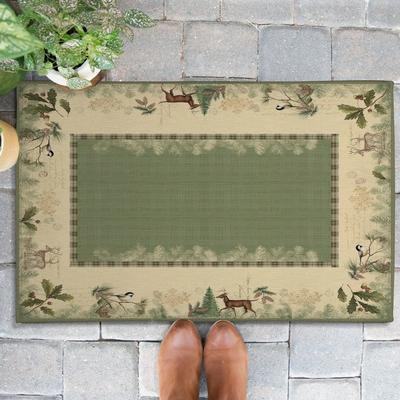 Laural Home Woodland Forest Outdoor Door Mat