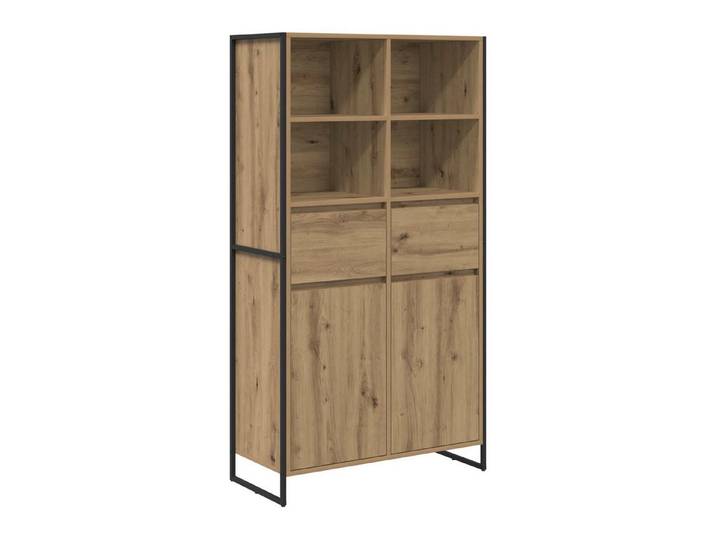 vidaXL Sideboard Sideboard Kunsthandwerk Eiche 81 x 36 x 150.5 cm Holzwerkstoff (1 St)