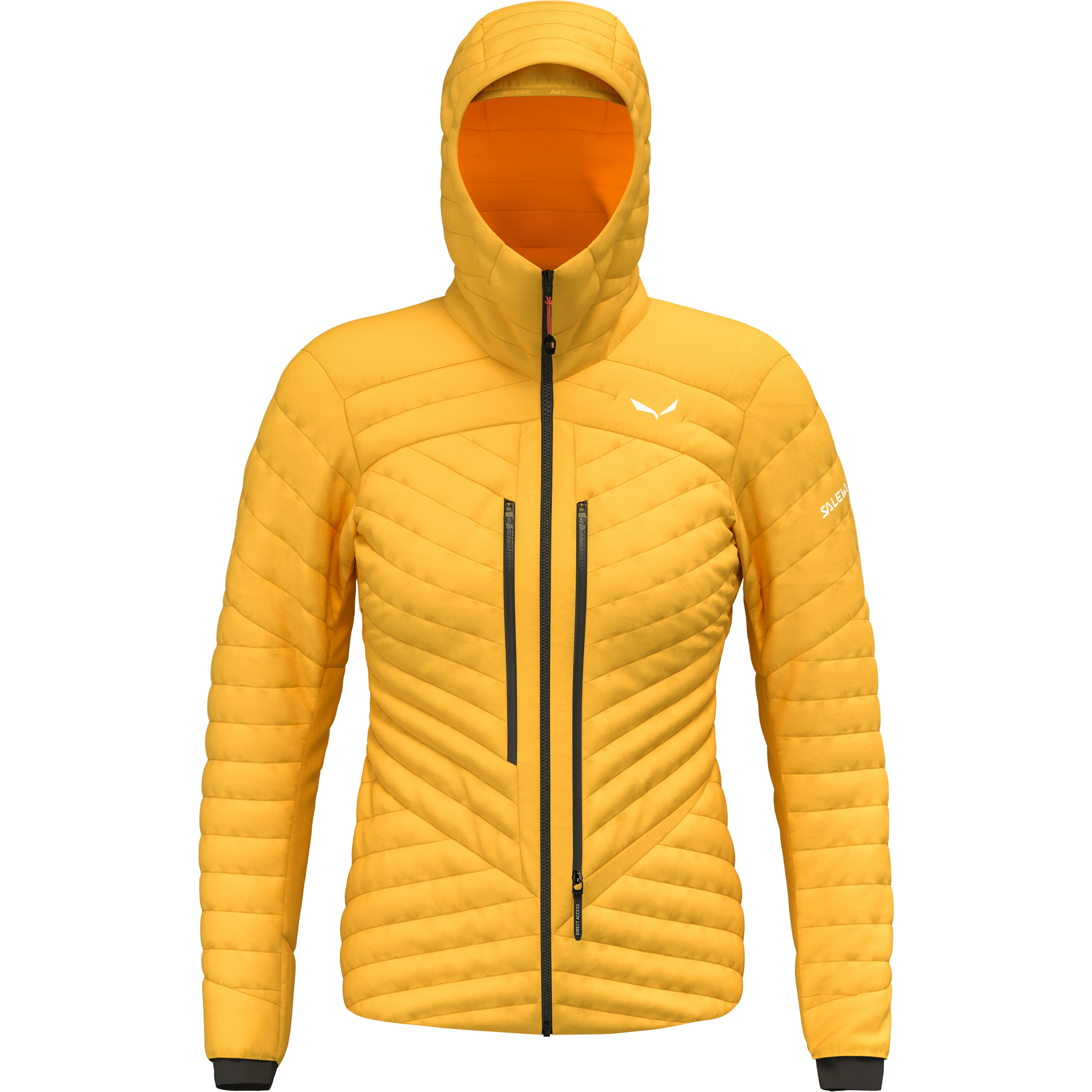 Salewa Ortles Hyb Rds Down Damen Isolationsjacke gelb Größe L Trekking Isolierend Wasserabweisend