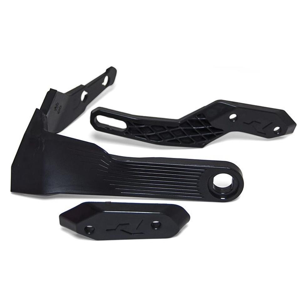 Racetech (RTECH) Handschutzhalterung HP3 Adventure Schwarz (REPBARRAHP3)