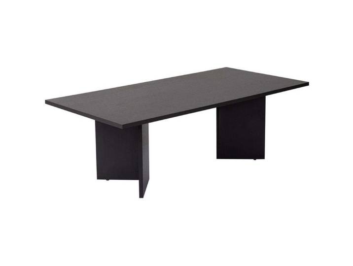 Table basse en aggloméré Sabin bois noir