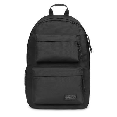 Freizeitrucksack EASTPAK "DBL OFFICE", Damen, schwarz, Polyester, Basic, Rucksäcke Freizeitrucksack, Freizeitrucksack, Laptoprucksack, Schulrucksack mit 17" Laptopfach