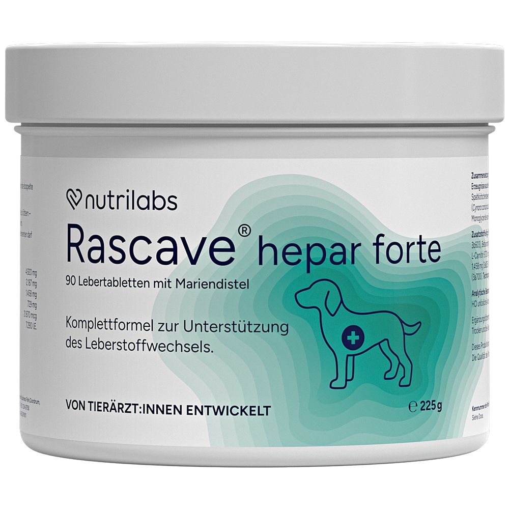 Rascave hepar forte Kautabletten f.Hunde 90 St