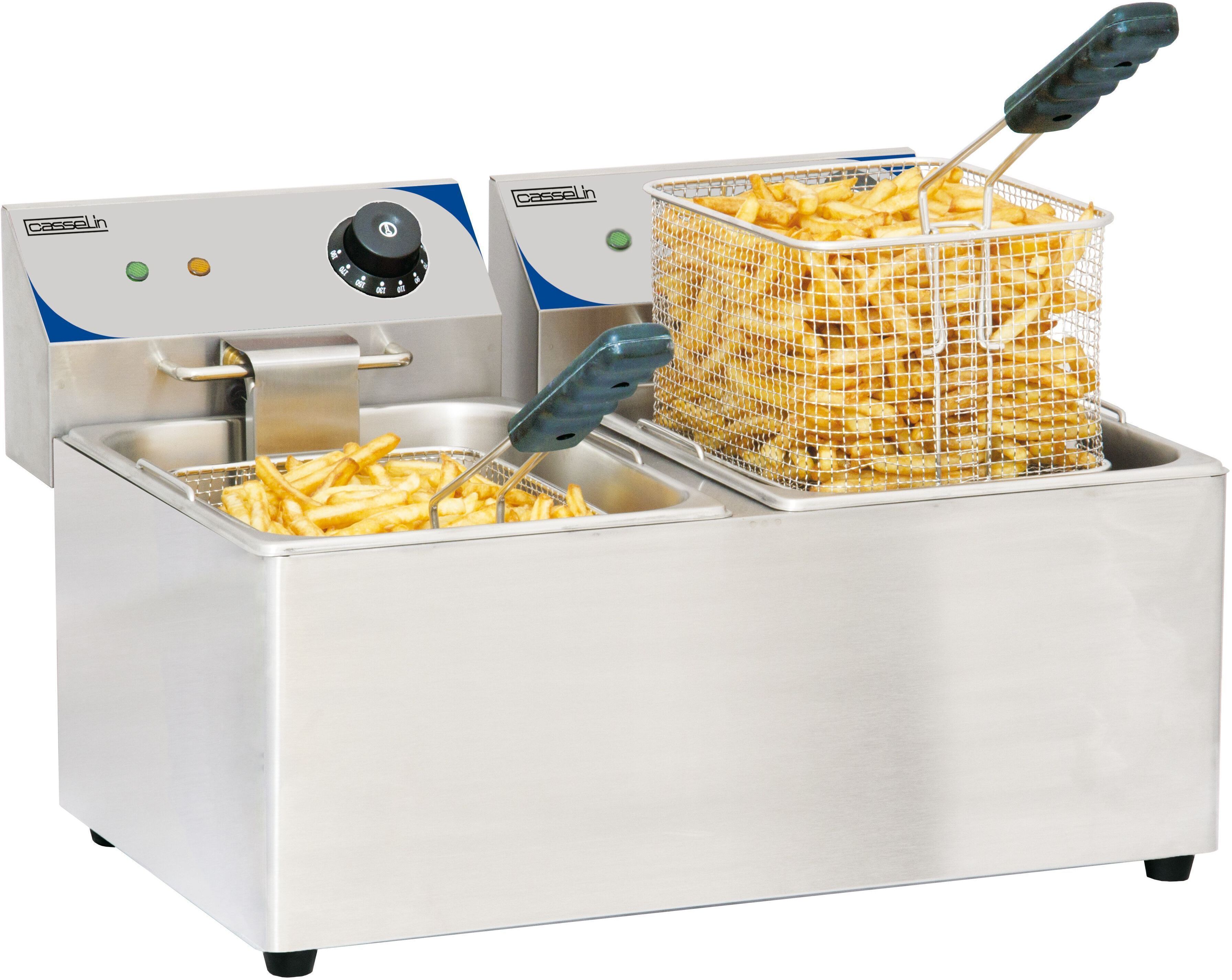 Casselin Friggitrice Elettrica 2 x 8 l