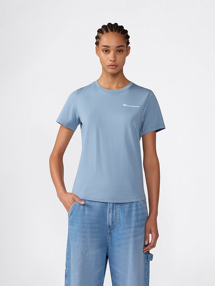 Champion Shirt in Hellblau - S