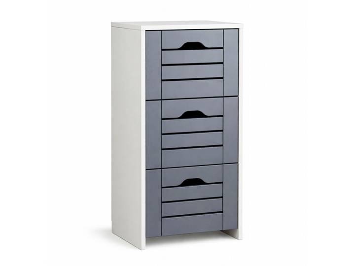 Midischrank Flonali Weiß/Anthrazit