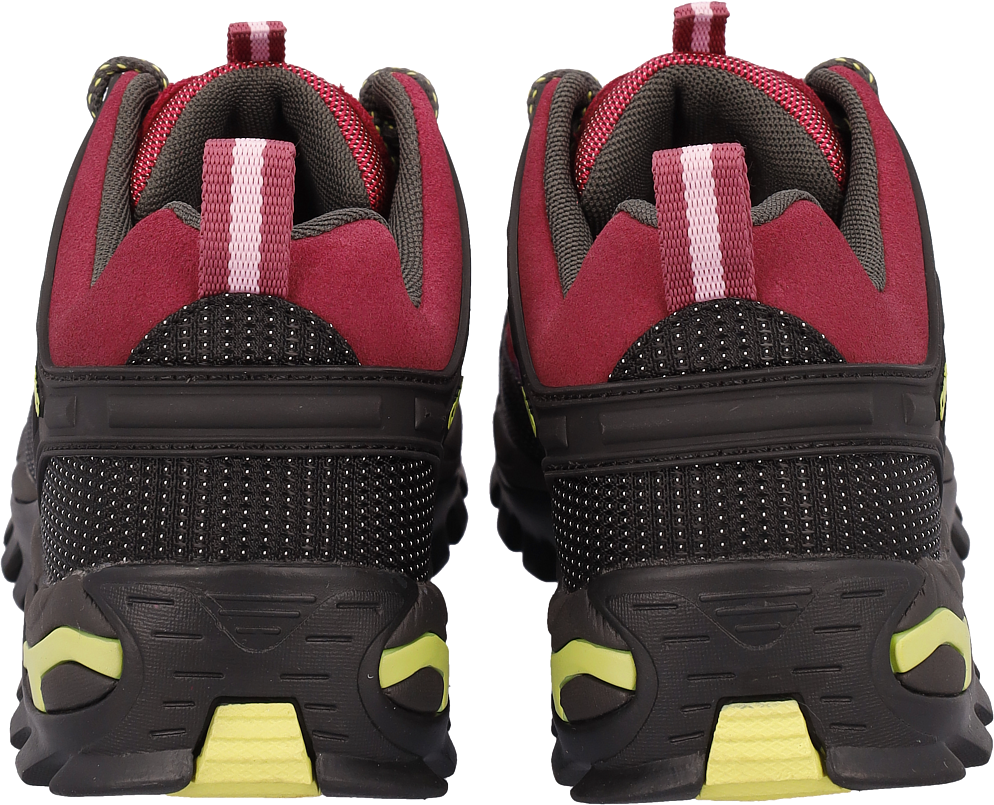 Wanderschuh CMP "RIGEL LOW WMN WP TREKKING SHOES", Damen, Gr. 40, rot (peony, apple), Leder, Schuhe Wanderschuh, wasserdicht peony, apple 40