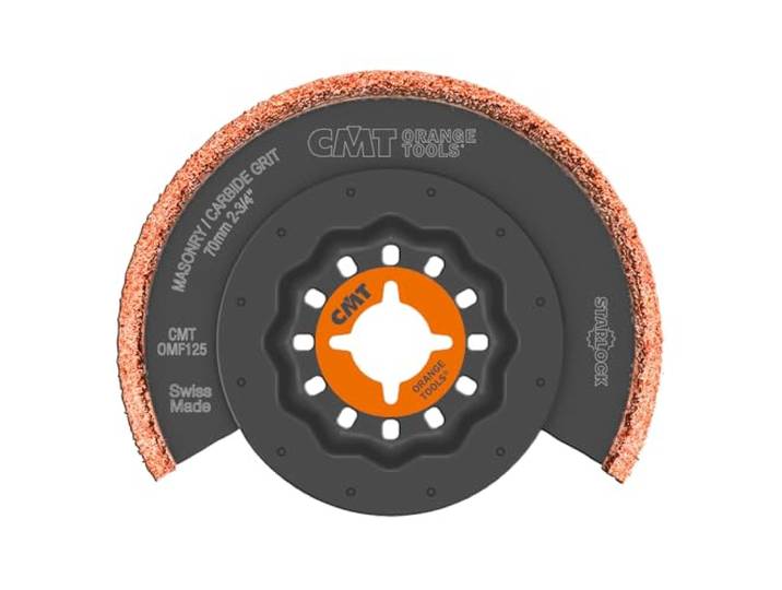 CMT Orange Tools OMF125-X1 Segmentzaagblad 70mm hardmetaalbestrooid voor metselwerk