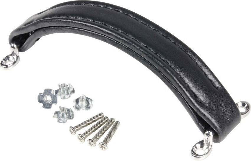 Adam Hall Hardware 3414 Blk Riemengriff Kunstleder Schwarz