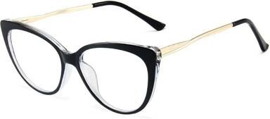 Uplifted Finds Vintage Fashion Cat Eye Optical Glasses Frames For Women c2 black