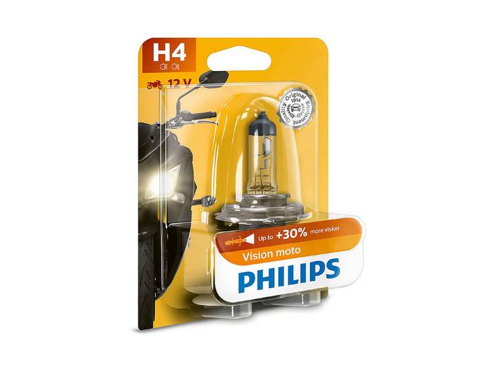 Philips Vision Moto Motorradlampe H4 60 W