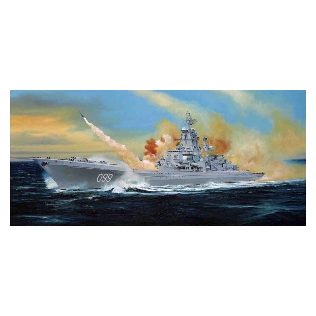 Trumpeter Russian battle cruiser Pyotr Velikiy Ex-Yuki Andropov (04522)