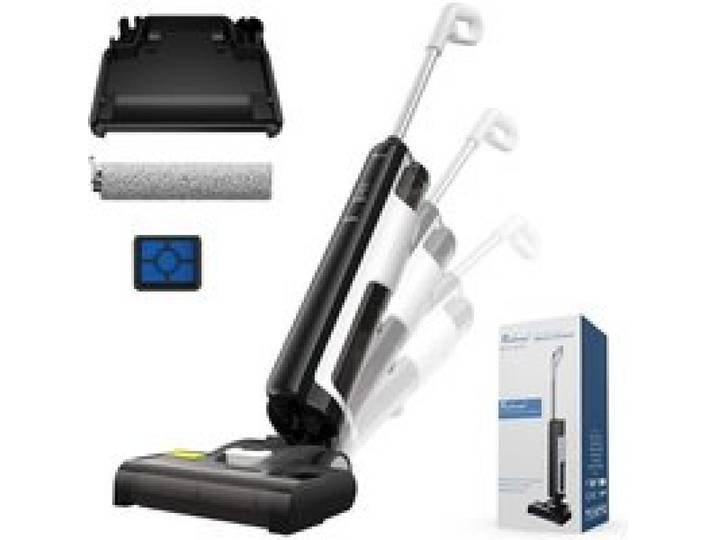 Aspirateur Balai Laveur Sans Fil-2026 Redroad W12 SE-Autonomie 45 Min Désinfection électrolytique Anti-enchevêtrement des Cheveux