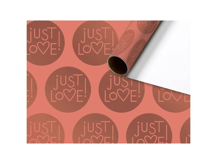 Stewo Geschenkpapier bring joy kupfer Papier B 70 cm