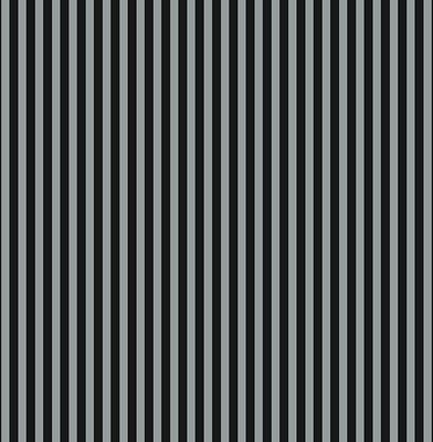 6mm Stripe Plano 32.7 Ft. x 20.5 In. Vinyl Black Thin Striped Wallpaper Covering