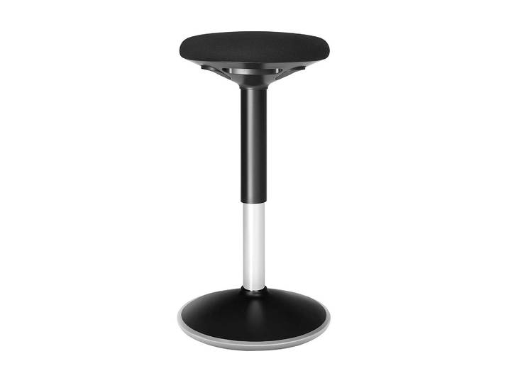 Drehstuhl SONGMICS Balance-Stuhl , schwarz, Kunststoff, Stahl, Stühle, Drehstuhl
