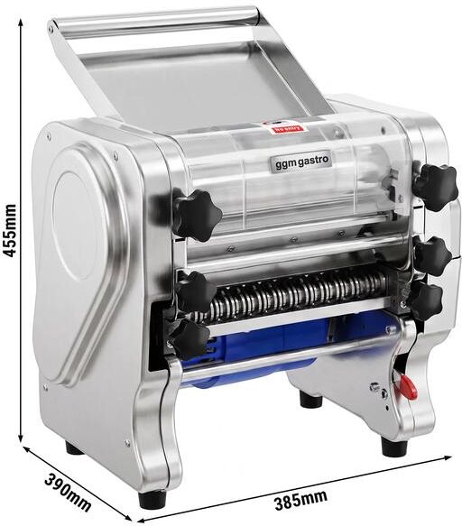 GGM Gastro Elektrische pastamachine met deegroller – rollengte 240 mm – 8 kg/u