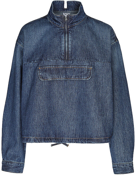 PNTS Jeansbluse 27_THE SUIT UP dunkelblau   S S