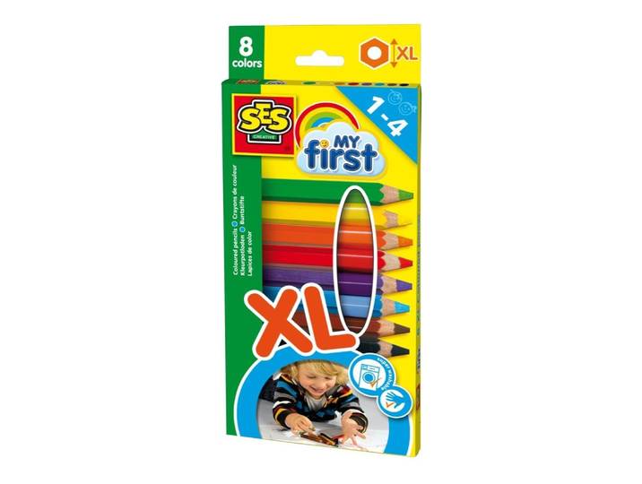 Ses My first XL kleurpotloden - Kleurpotloden - 14416