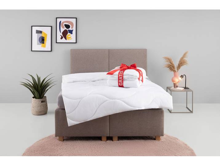 Microfaserbettdecke OTTO HOME Caelan, kaufe eine Decke - erhalte die Leichtbettdecke gratis dazu , weiß, B:135cm L:200cm, Bezug: 100% Polyester. Füllung: 100% Polyester, Bettdecken, Microfaserbettdecke, Bettdecke 135x200 cm und 155x220 cm, Sommer, Winter