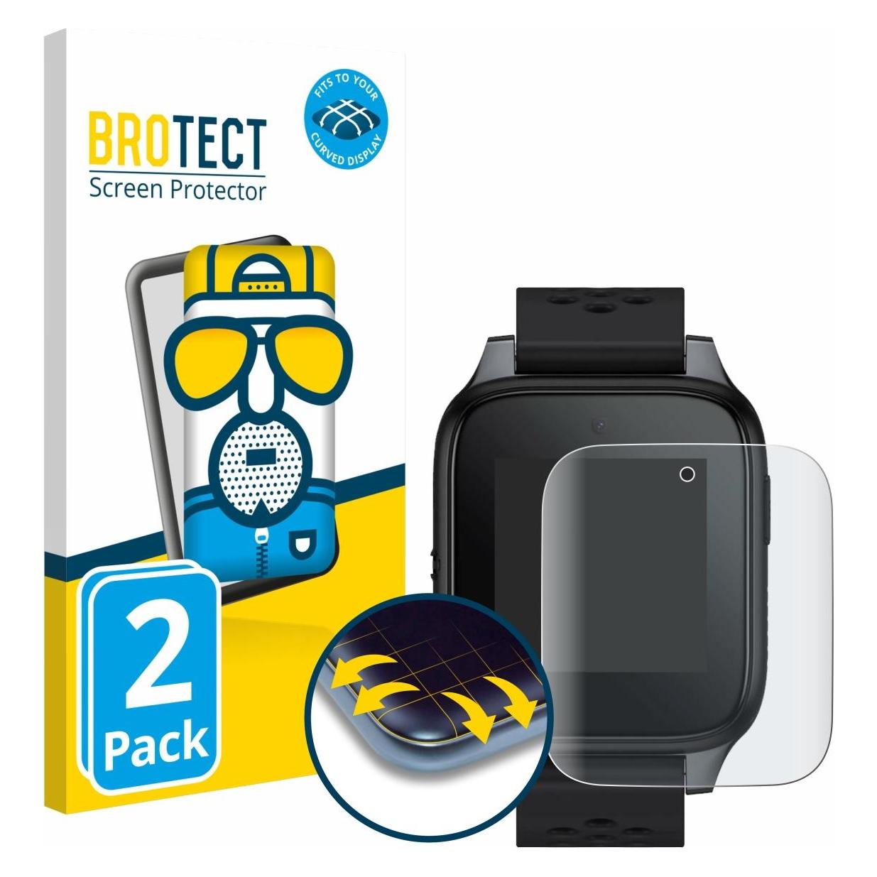 Brotect Flex Matt Full-Screen Folie für TCL Family Watch MT46 (5660078)