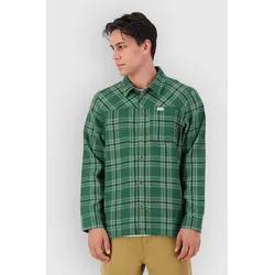 Mons Royale At Merino Flannel Hemd everglade Gr. M