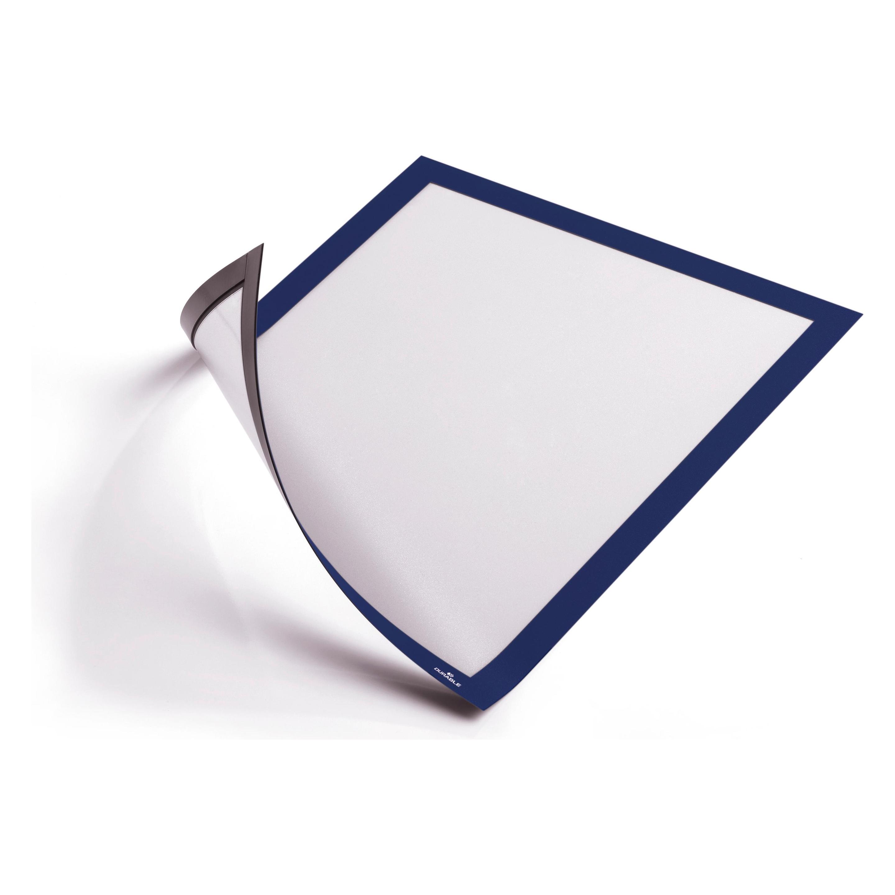 Durable Magnet-Rahmen, DIN A4, Hartfolie, dunkelblau (4869-07)