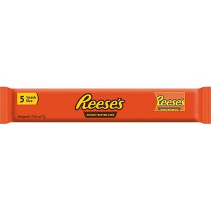 Reeses Pralinen Peanut Butter Cups Snack Size, 5 Stück, mit Erdnussbuttercreme, 77 g