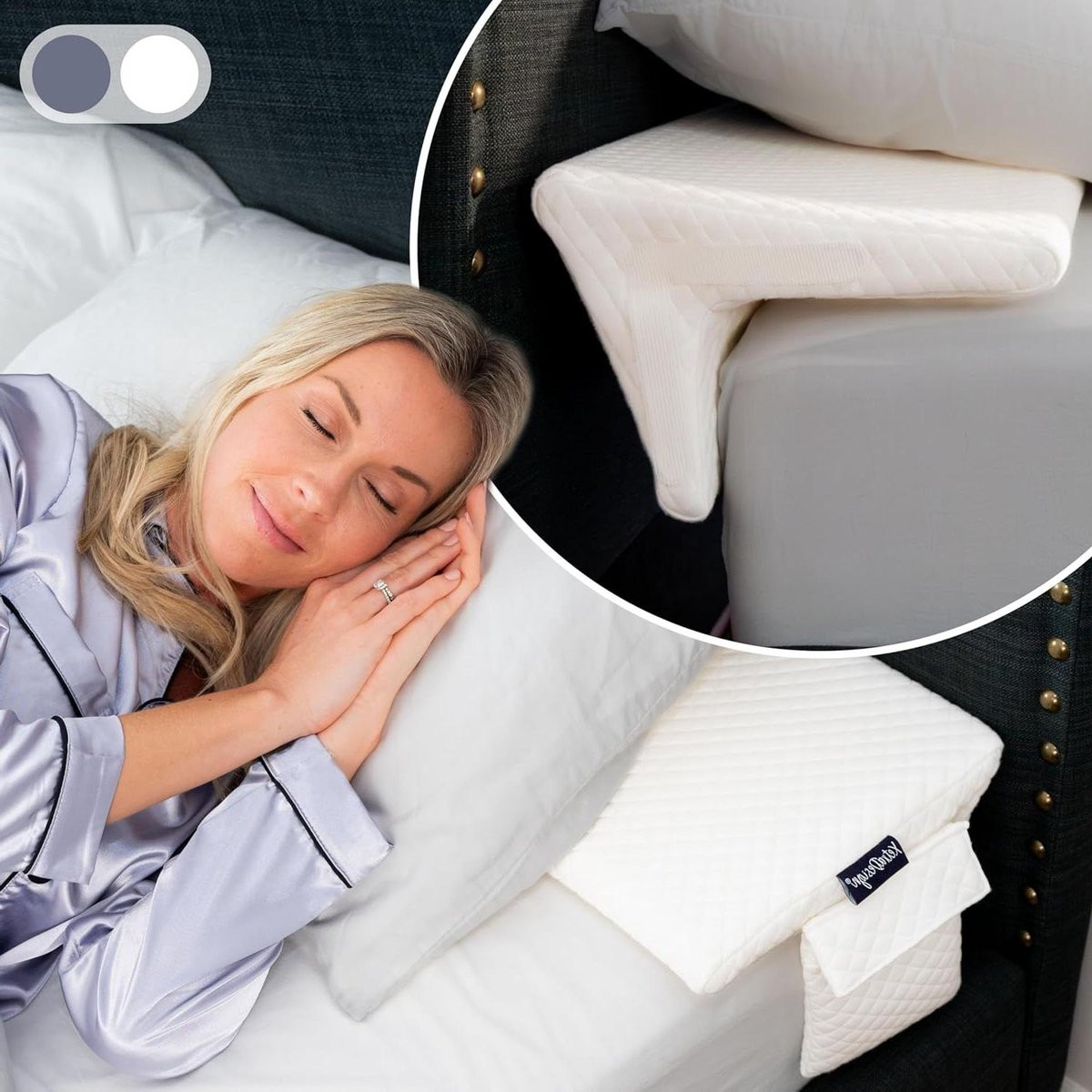 Bedwigkussen Hoofdeinde Vuller Wit - 4-in-1 Ontwerp voor Verbeterde Slaapcomfort