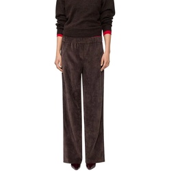 MAC Chiara Hose mit weitem Bein in Dunkelbrau-D44-L32