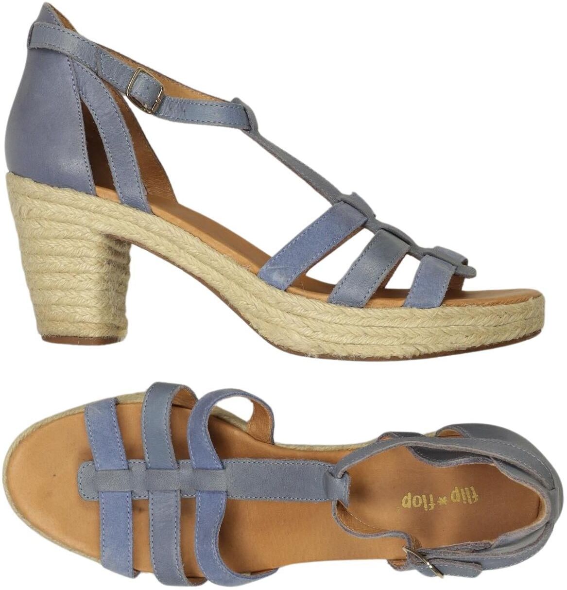flip*flop Damen Sandalen, Hellblau, Gr. EU 41, kein / Etikett - Second Hand
