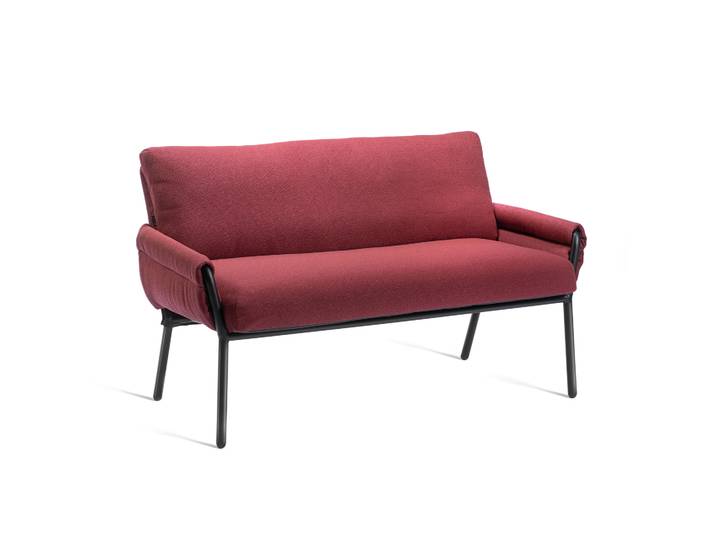 Gaber Coachella Gartensofa 136.0 x 81.0 x 66.0 cm, Rot, Neu