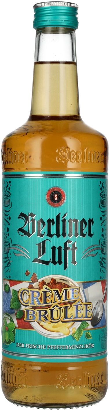 Berliner Luft CRÈME BRÛLÉE Der Frische Pfefferminzlikör 18% Vol. 0,7l