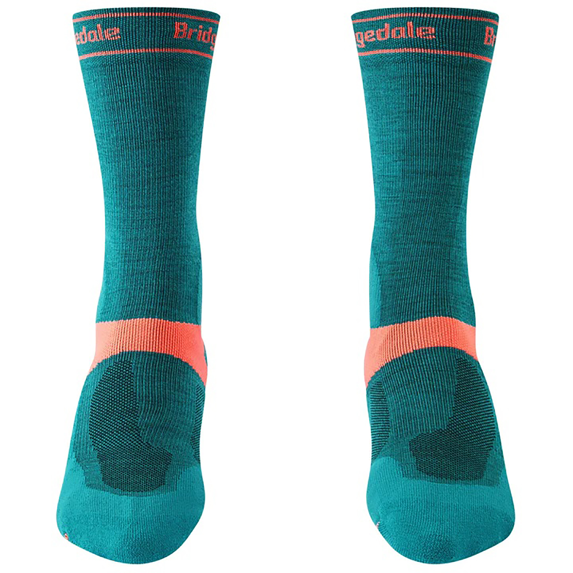 Bridgedale MTB Mid-Season Weight T2 Merino Herren Fahrradsocken tuerkis Größe 36 Mountainbike Atmungsaktiv Merinowolle
