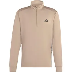adidas TECHESS Funktionsshirt Herren | Gr. L | braun - braun
