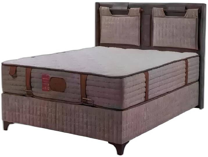 Xlmoebel Boxspringbett Luxus Polsterbett im Hotel-Stil mit eleganter Oberflächenbehandlung (1-St., Bett + Matratze), Hergestellt in Europa