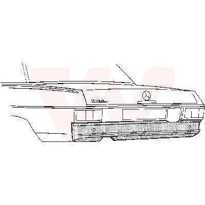 Van Wezel Abschlussblech, unten [Hersteller-Nr. 3003.35] für Mercedes-Benz