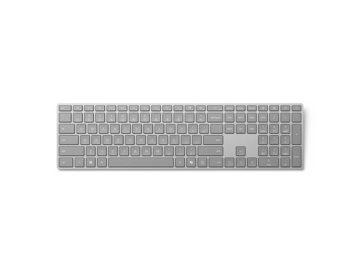 Microsoft Surface Keyboard (2nd Edition), Taille réelle (100 %), Sans fil, Bluetooth, Gris EP2-04193