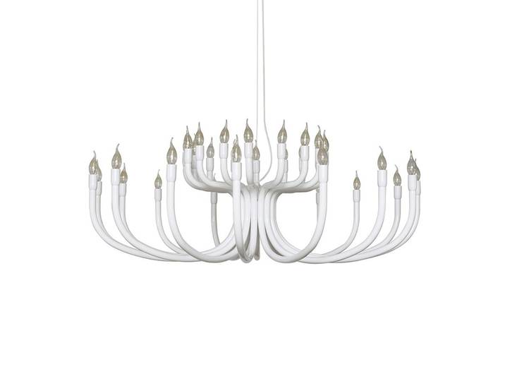 KARMAN lampe à suspension SNOOB LARGE (Blanc - Aluminium)