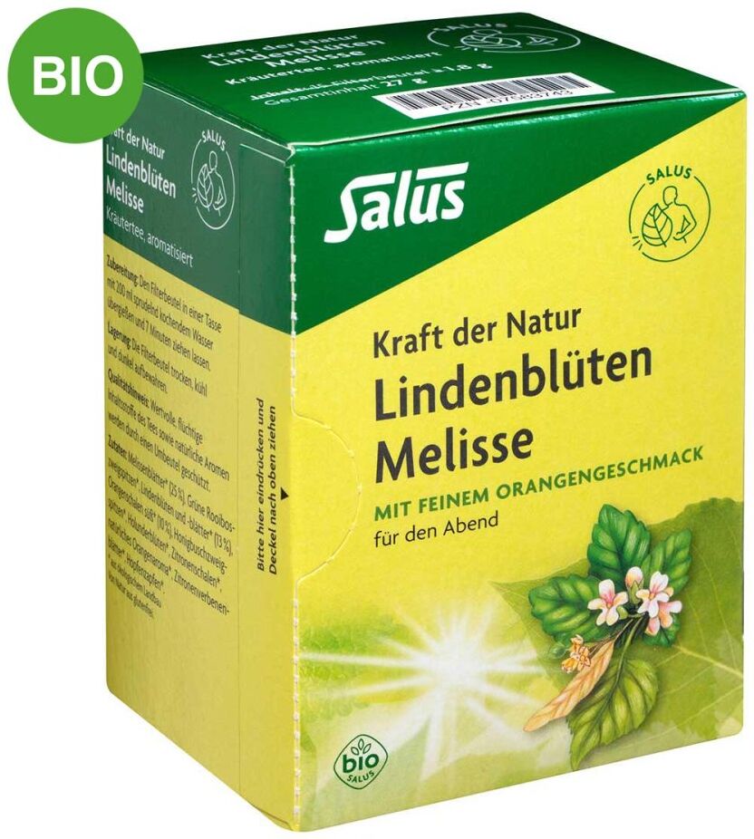 Lindenblüten Melisse Tee Kraft d.Nat.Btl.Salus 15stk