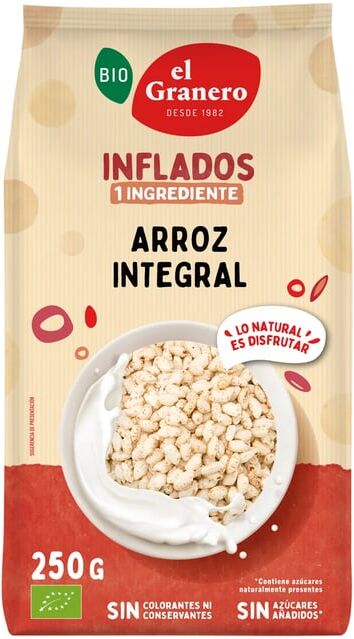 El Granero Integral Arroz Integral Inchado Bio 250g