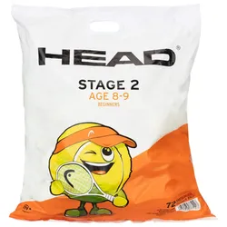 Tennisbälle - Head - STAGE 2 orange - 72 Bälle im Polybag