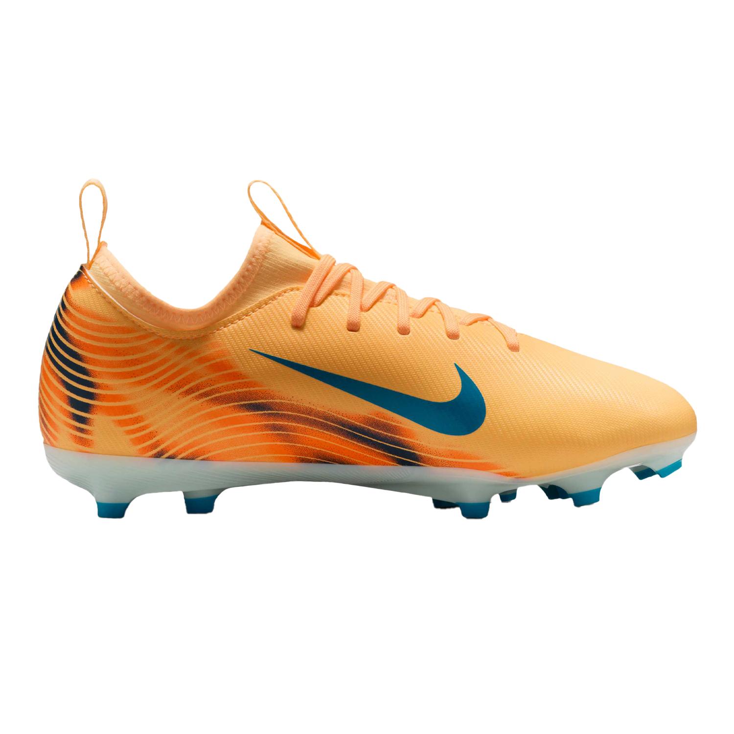 Nike - "Mercurial" Fußballschuhe mit festem Boden für Kinder (Orange/Melone)